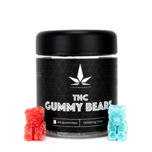 Top Shelf Sour THC Gummy Bears – 1200mg